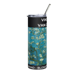 Almond - Blossoms Stainless steel tumbler