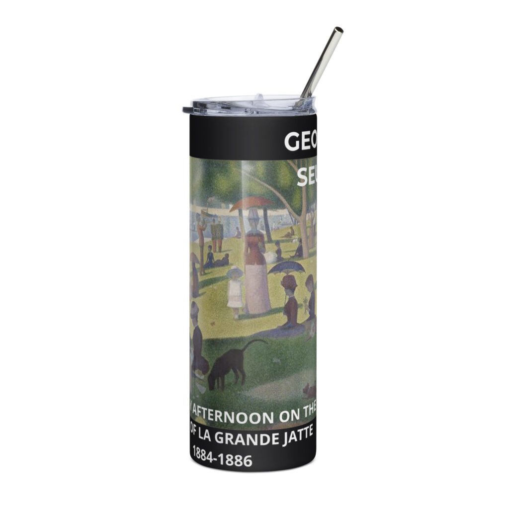 A Sunday Afternoon on the Island of La Grande Jatte Stainless steel tumbler