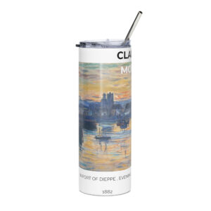 In port of Dieppe , Evening Stainless steel tumbler