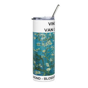 Almond - Blossoms Stainless steel tumbler