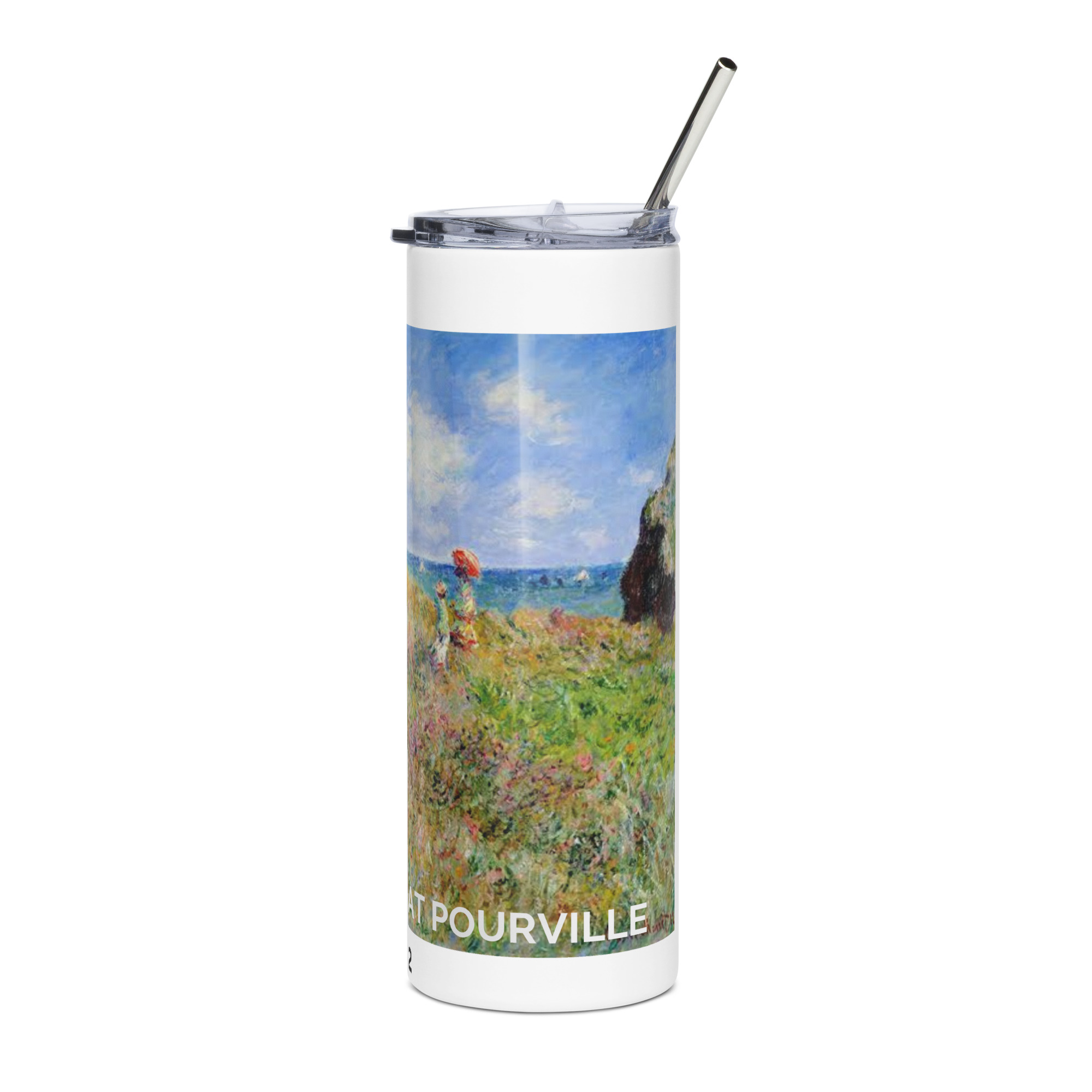 The Cliff Walk at Pourville Stainless steel tumbler - Image 3