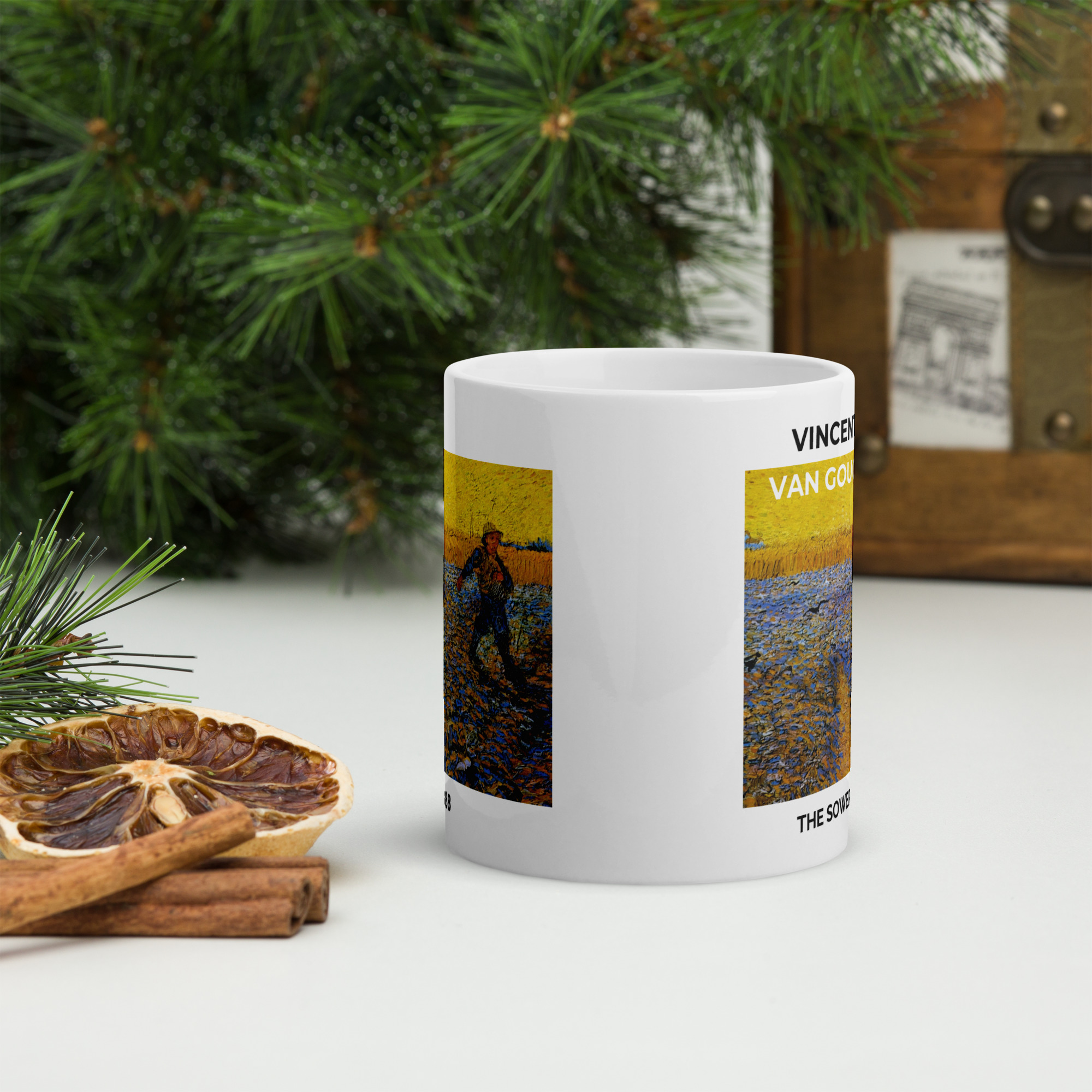 The sower White glossy mug - Image 3