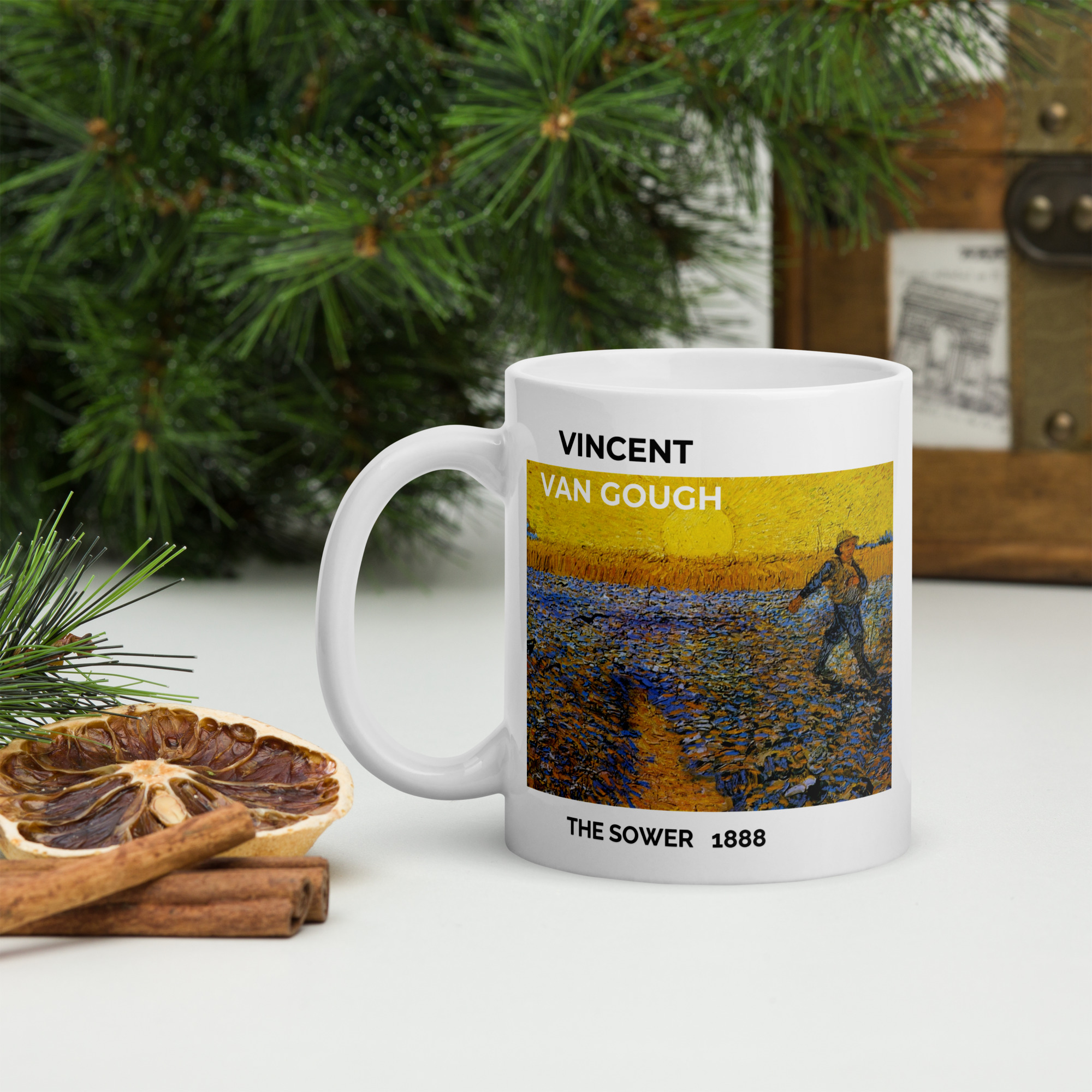 The sower White glossy mug - Image 2