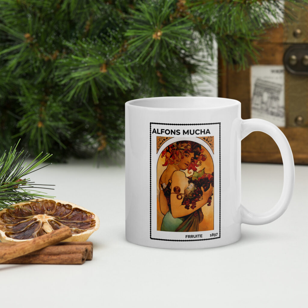 Frruite        1897 White glossy mug