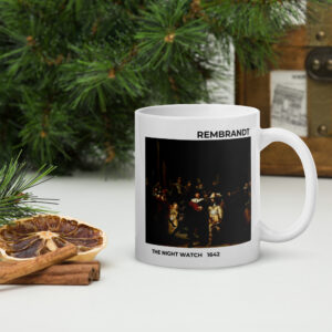 The Night Watch   White glossy mug